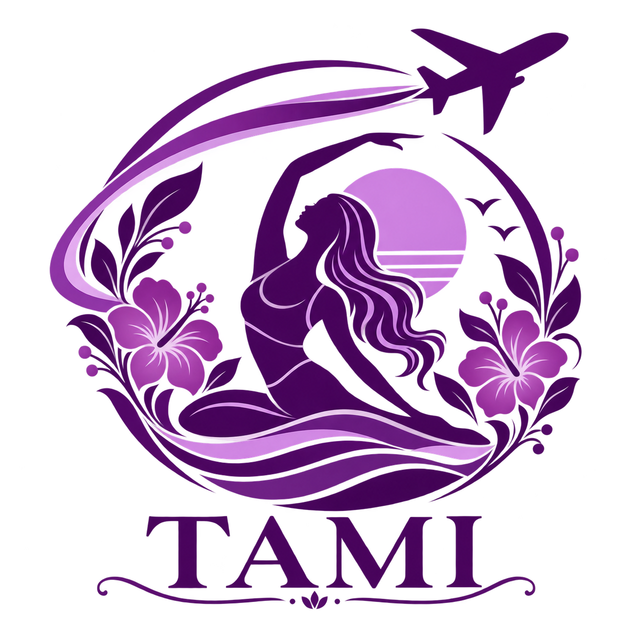 לוגו TAMI — פילאטיס, פרחים וטיולים